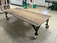 Lage magazijn/montage/transportkar - afbeelding 1 van  4