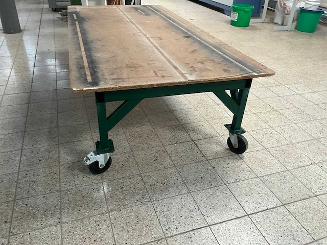 Lage magazijn/montage/transportkar - afbeelding 3 van  4