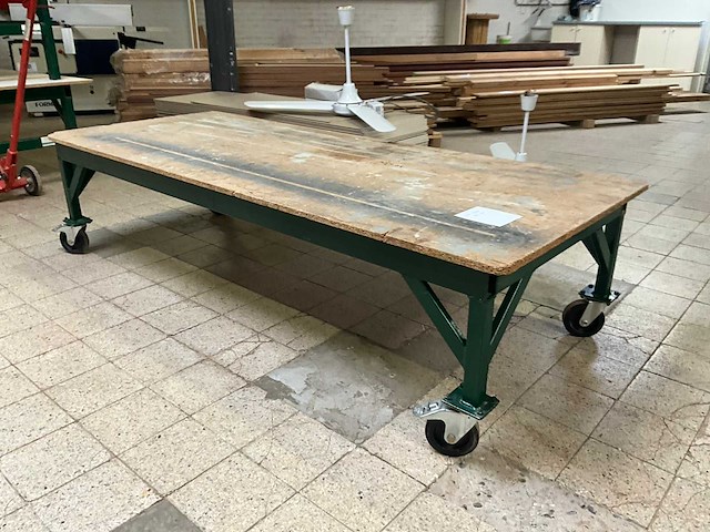 Lage magazijn/montage/transportkar - afbeelding 2 van  4