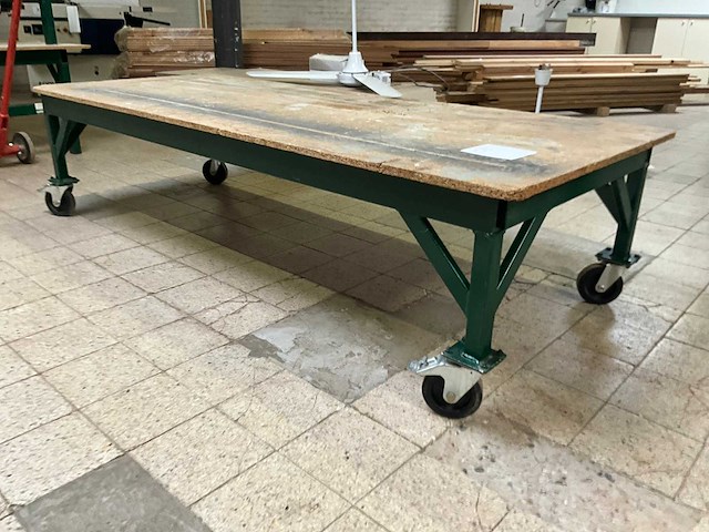 Lage magazijn/montage/transportkar - afbeelding 3 van  4