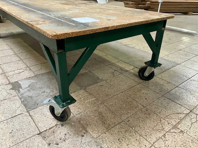 Lage magazijn/montage/transportkar - afbeelding 4 van  4