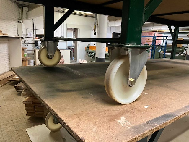 Lage magazijn/montage/transportkar/tafel - afbeelding 5 van  7