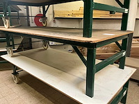 Lage magazijn/montage/transportkar/tafel - afbeelding 1 van  8