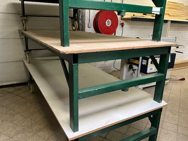 Lage magazijn/montage/transportkar/tafel - afbeelding 8 van  8