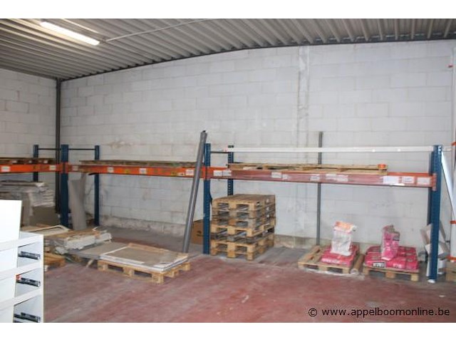Lage palletstelling zonder inhoud - afbeelding 1 van  3