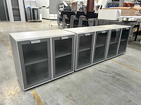 Lage vitrinekast - vitrinekast (3x) - afbeelding 1 van  5