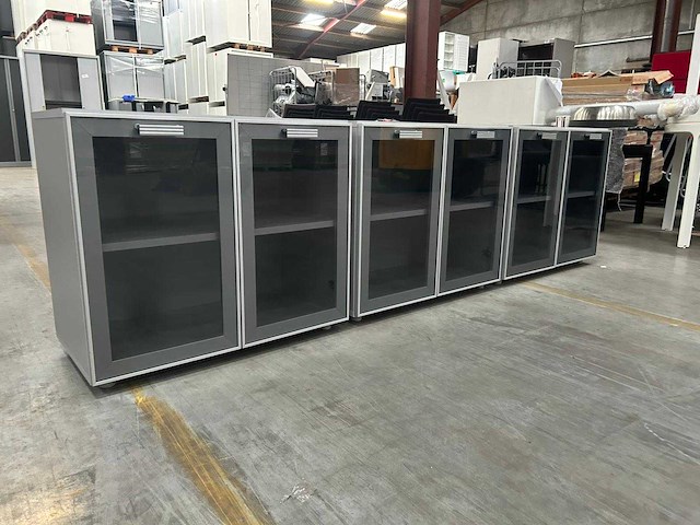 Lage vitrinekast - vitrinekast (3x) - afbeelding 3 van  5