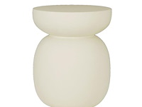 Lagos bijzettafel 35 cm in kalkmortel - afbeelding 1 van  2