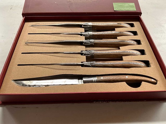 Laguiole steakmessen set 6-delig - afbeelding 2 van  7