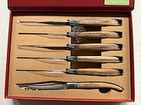 Laguiole steakmessen set 6-delig - afbeelding 3 van  7