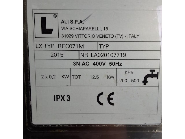 Lainox combisteamer oven lx type rec071m - afbeelding 4 van  6