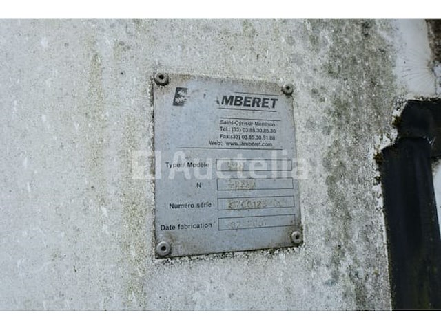 Lamberet after-sales gekoelde oplegger (2007-vin:07c0123/001) voor onderdelen - afbeelding 10 van  12