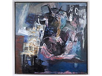 Lambert oostrum - olie op doek - 135x135 cm