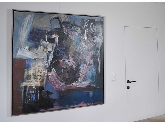 Lambert oostrum - olie op doek - 135x135 cm - afbeelding 5 van  10