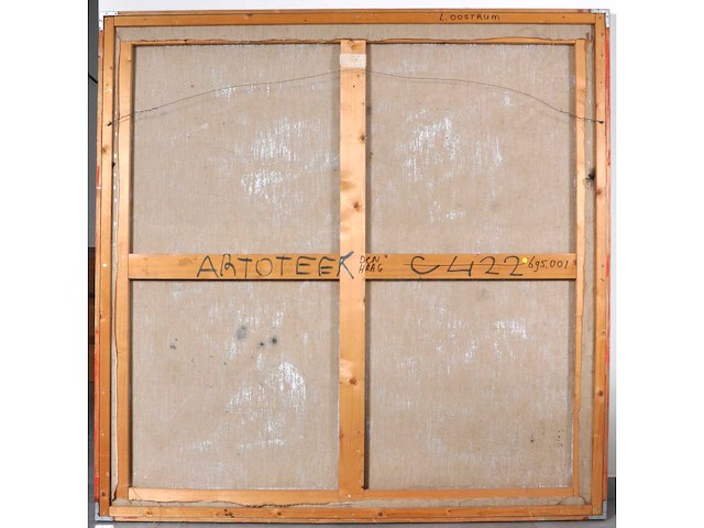 Lambert oostrum - olie op doek - 135x135 cm - afbeelding 2 van  10