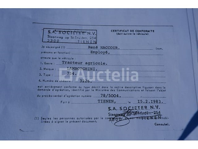 Lamborghini r754 tractor (vin: 3226) - afbeelding 11 van  21