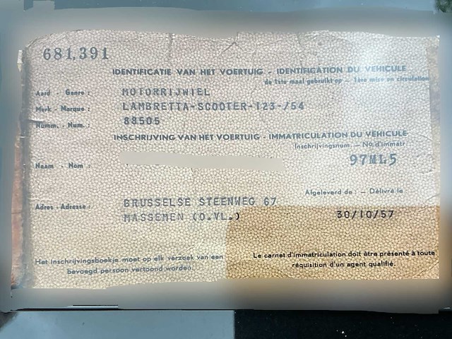 Lambretta innocenti motorfiets - afbeelding 10 van  20