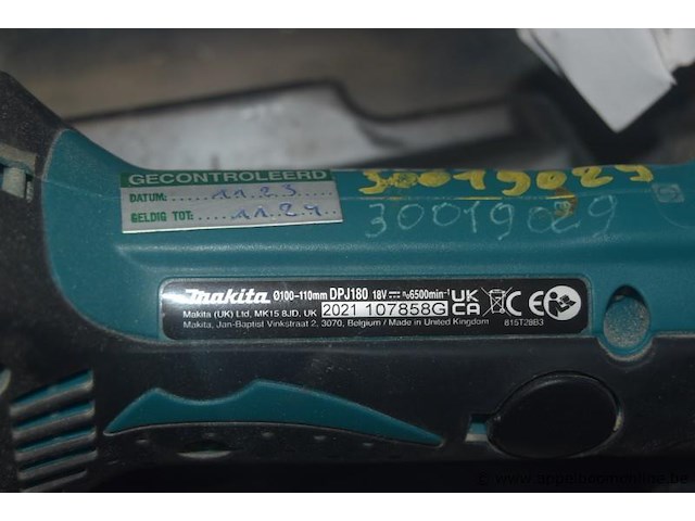 Lamellenfreesmachine makita dpj180 - afbeelding 2 van  2