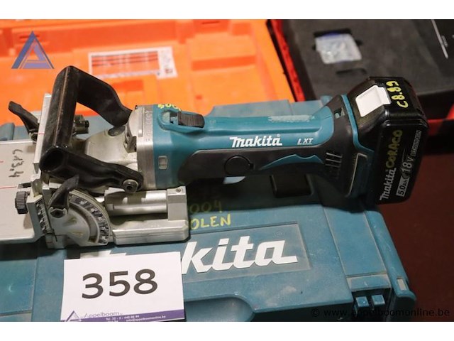 Lamellofrees - makita - dpj180 toebehoren - makita - koffer, accu - afbeelding 1 van  3