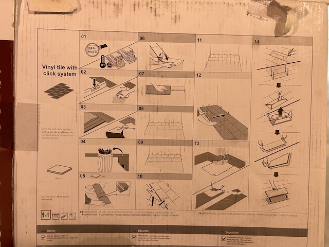Lamett luxury vinyl tegels (+/- 100m²) - afbeelding 5 van  7