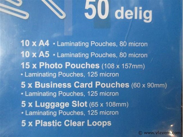 Lamineer sets - afbeelding 2 van  2