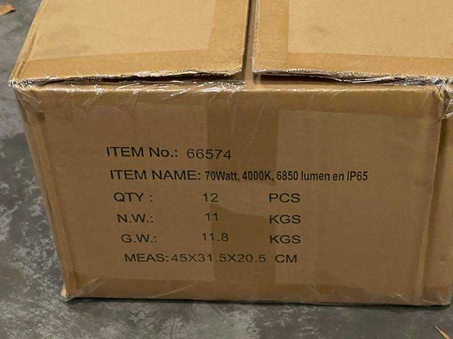 Lamp - 70 w - ongebruikt (12x) - afbeelding 2 van  3