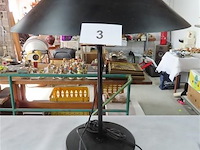 Lamp e.s.horn metaal h 58 - afbeelding 1 van  3