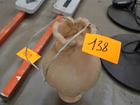 Lamp houder in ivoor - afbeelding 2 van  2