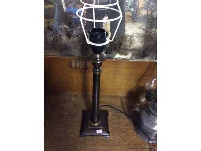 Lamp koper + kap - afbeelding 1 van  3