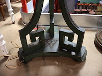 Lamp op houten voet (x2) - afbeelding 4 van  9