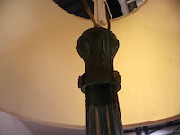 Lamp op houten voet (x2) - afbeelding 6 van  9