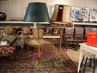 Lamp op stenen voet (x2) - afbeelding 1 van  7