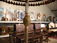 Lamp op stenen voet (x2) - afbeelding 6 van  7