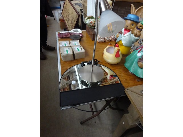 Lamp + spiegel - afbeelding 1 van  1