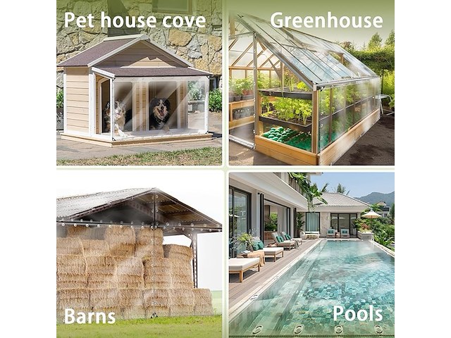 Lanbent zeildoek (1,5 x 6 m) - afbeelding 3 van  4