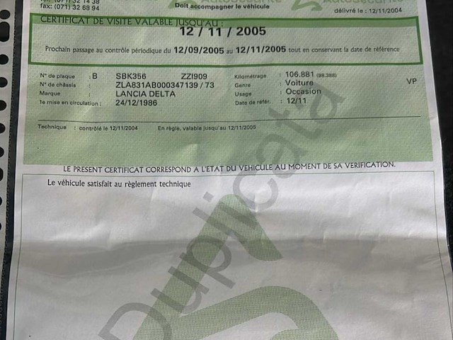 Lancia delta 1.6i turbo hf 140 pk oldtimer - afbeelding 34 van  37