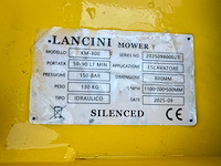 Lancini - 2025 - km-800 - klepelmaaier passend op graafmachine - afbeelding 15 van  16