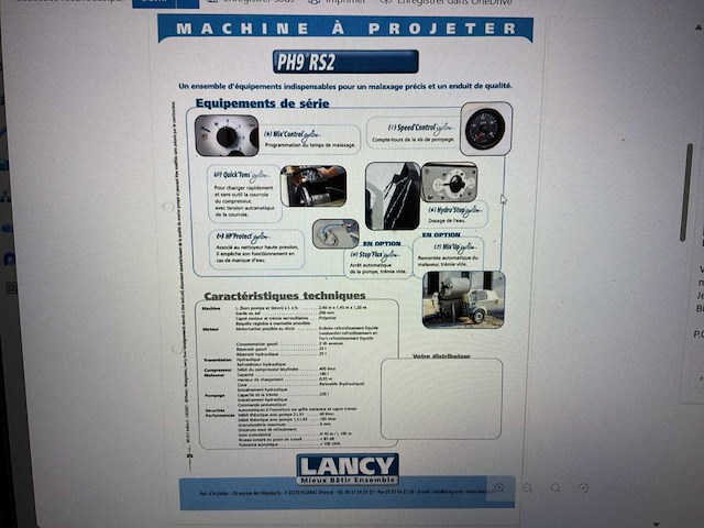 Lancy mixjet 2007 afwerkingscoating spuitmachine - afbeelding 30 van  32