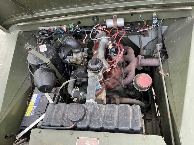 Land rover 1955 birmingham series 1 - 80-inch met originele aanhanger - afbeelding 10 van  25