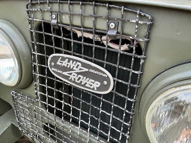 Land rover 1955 birmingham series 1 - 80-inch met originele aanhanger - afbeelding 18 van  25