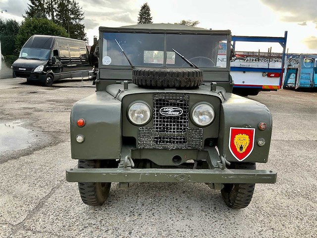 Land rover 1955 birmingham series 1 - 80-inch met originele aanhanger - afbeelding 19 van  25