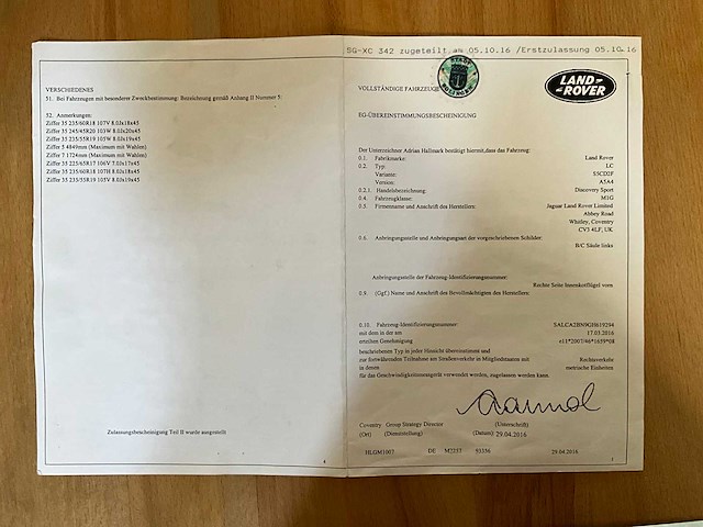 Land rover discovery sport 4x4 awd - 129 227 km - personenauto - afbeelding 20 van  28