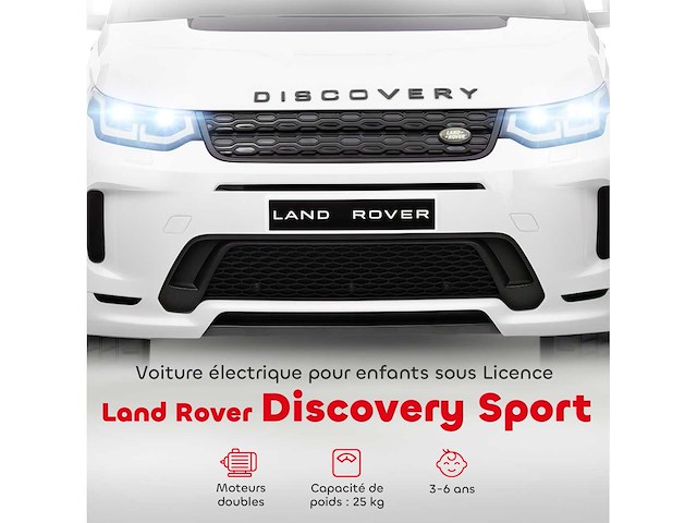 Land rover discovery sport kids elektrische auto - afbeelding 5 van  9