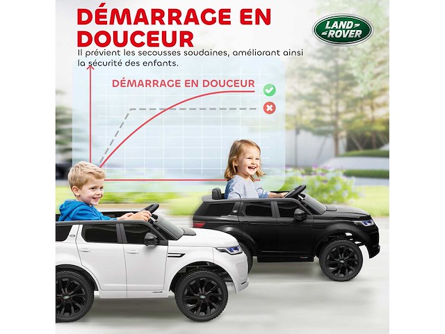 Land rover discovery sport kids elektrische auto - afbeelding 7 van  9
