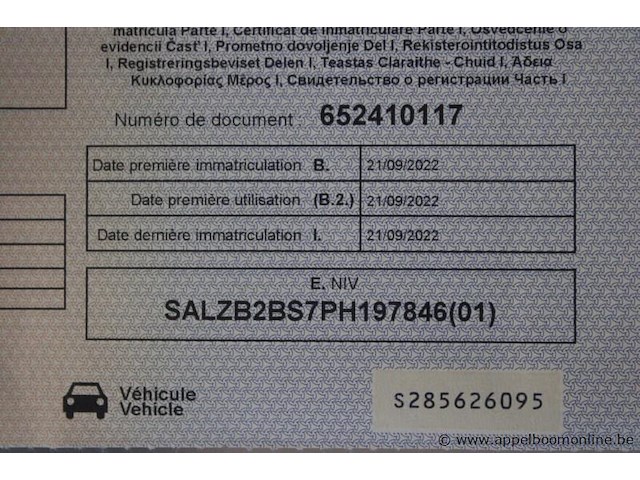 Land rover range rover evoque, salzb2bs7ph197846, 1e insch 2022-09-21, 12554km, 118kw, 1998cm³, benzine, automaat, suv, euro 6d, 1 sleutel, insch. deel i en coc - afbeelding 11 van  21