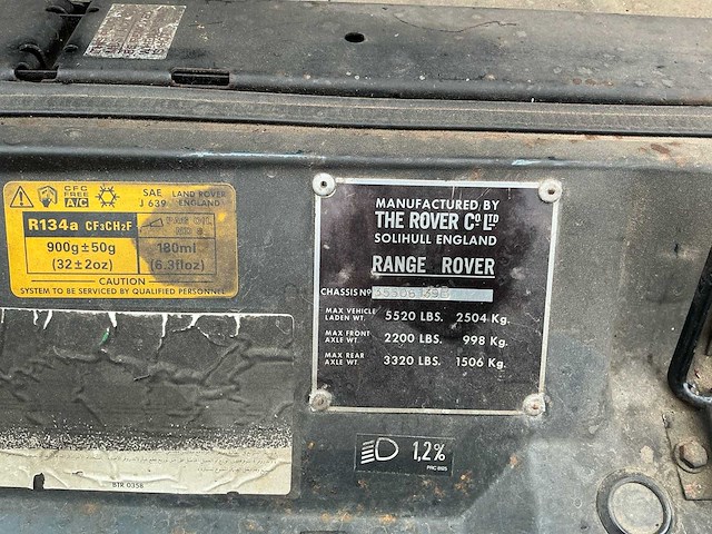 Land rover range rover oldtimer - afbeelding 28 van  28