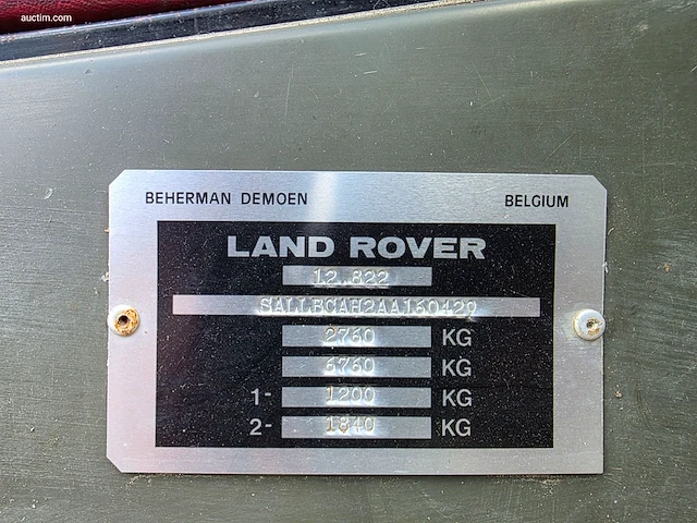 Land rover series iii 109/3 1982 - afbeelding 4 van  58