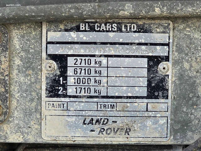 Land rover series iii 109/3 1982 - afbeelding 5 van  58