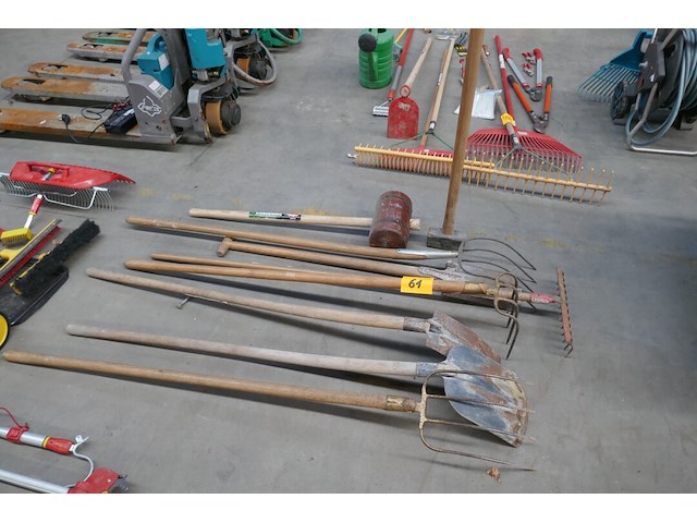 Landbouwgereedschap 9 stuks - afbeelding 1 van  4