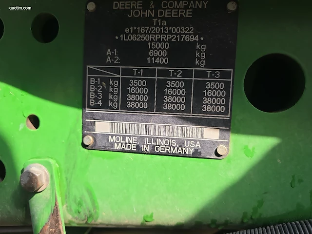 Landbouwtractor john deere e18 6r 250 - afbeelding 10 van  40